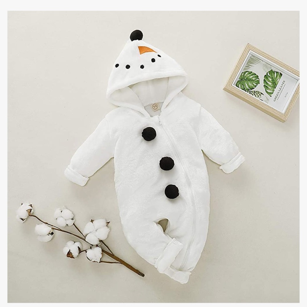 Olaf Frozen Costume Snowman Onesie 6-12 months